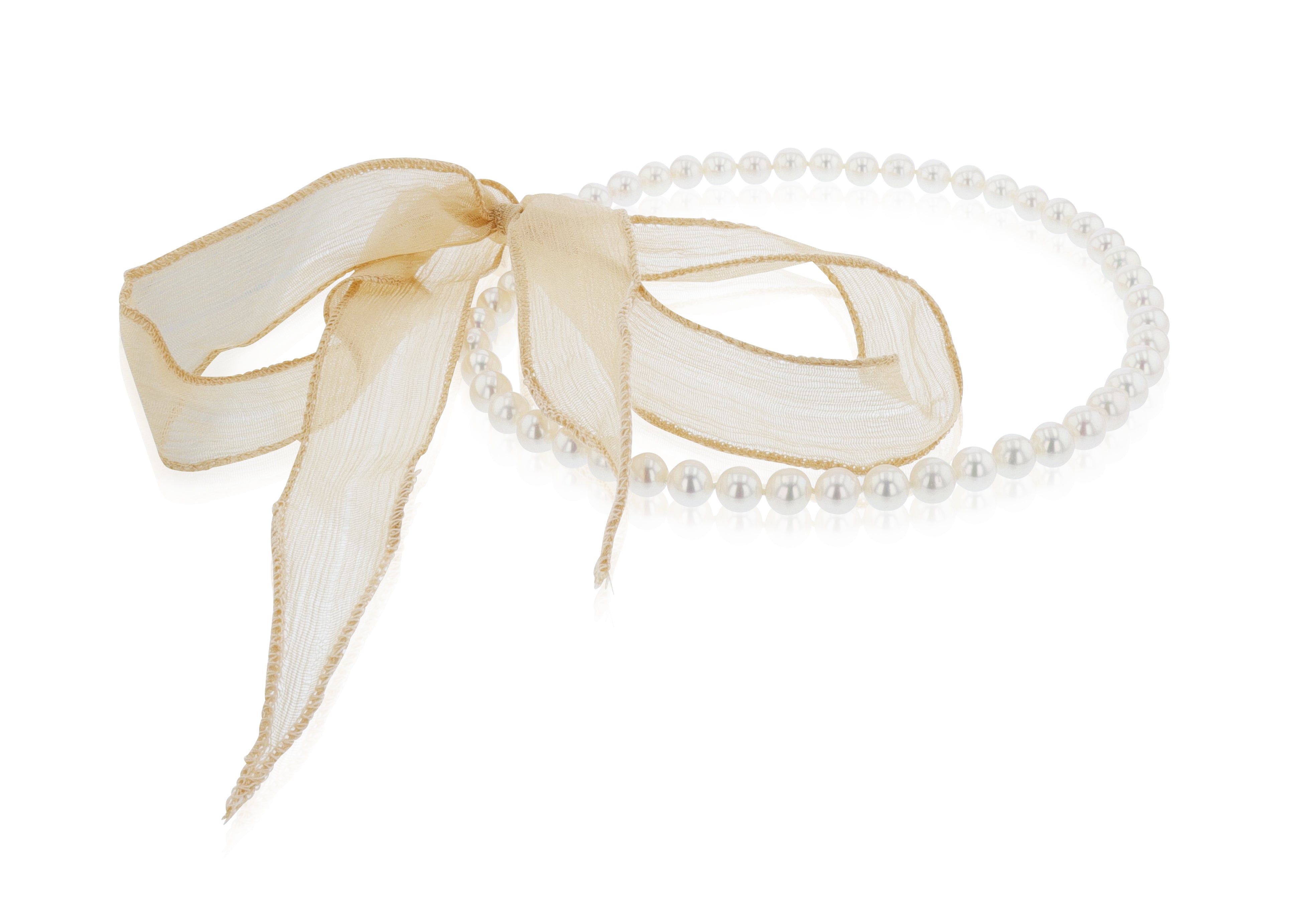 Süßwasser Collier "Big Bow"