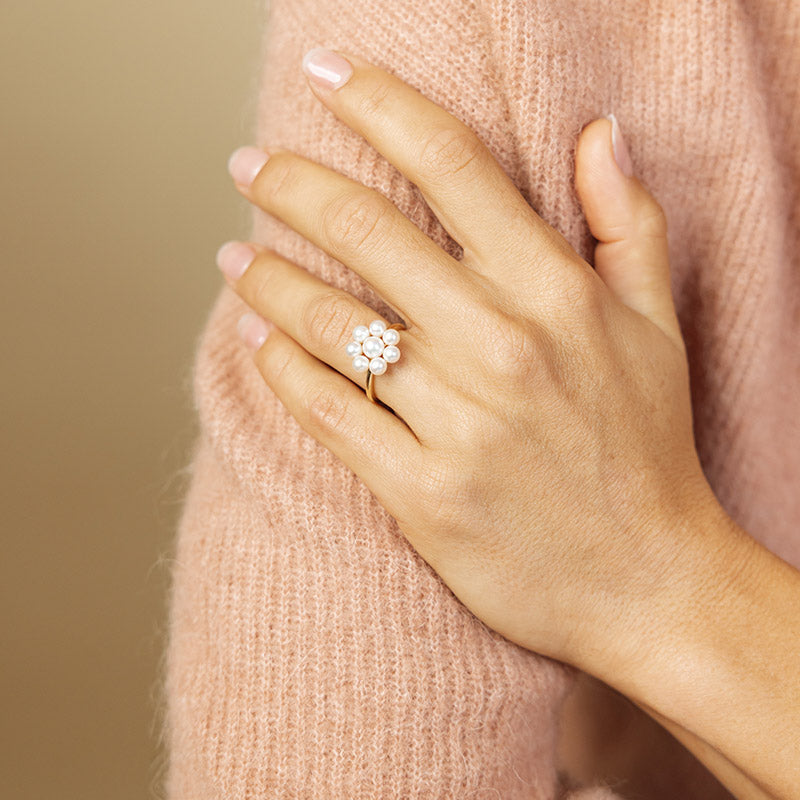 Süßwasser Ring "Flora" - Calissi